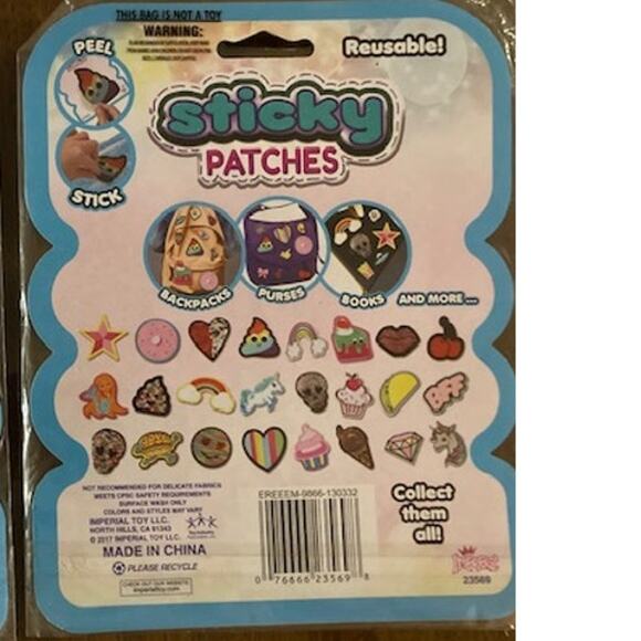 New! Reusable Large TACO Sticky Patch - Picture 3 of 3